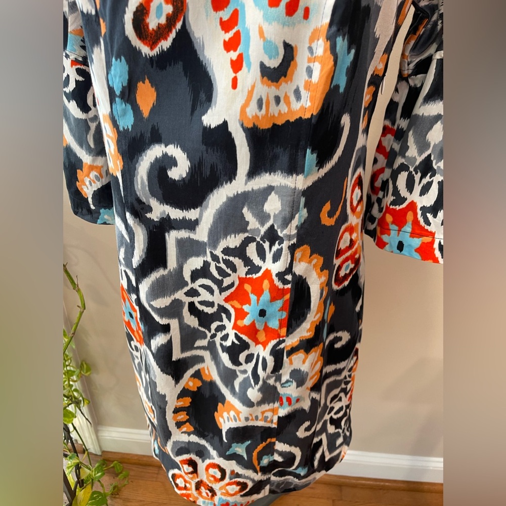 Uncle frank made in USA size small ladies Aztec print boho ruffle sleeve dress - Picture 6 of 14